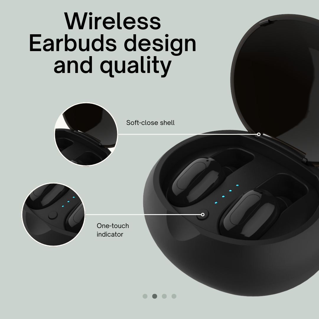 Wireless Earbuds design and quality